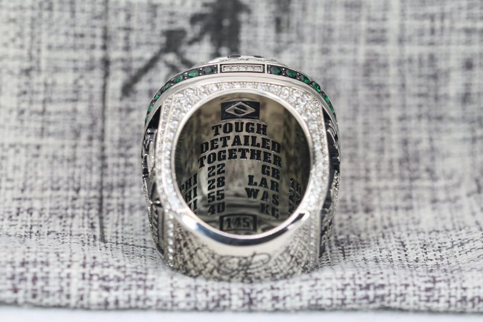 2024 Philadelphia Eagles Super Bowl Championship Ring - Standard Series Legend Sports Rings