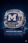 Pre-Order: 2026 Michigan Wolverines Basketball National Championship Ring - Premium Legacy Series