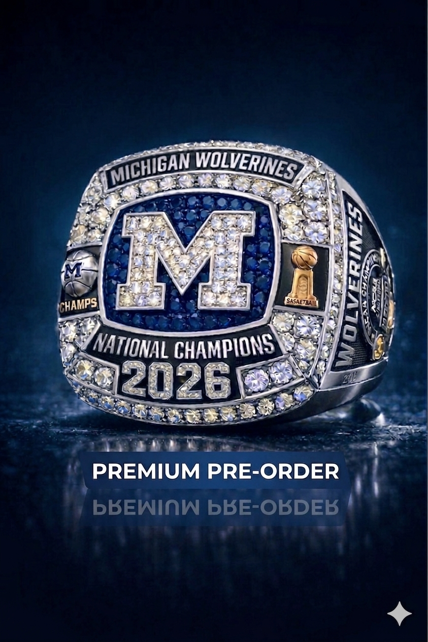 Pre-Order: 2026 Michigan Wolverines Basketball National Championship Ring - Premium Legacy Series