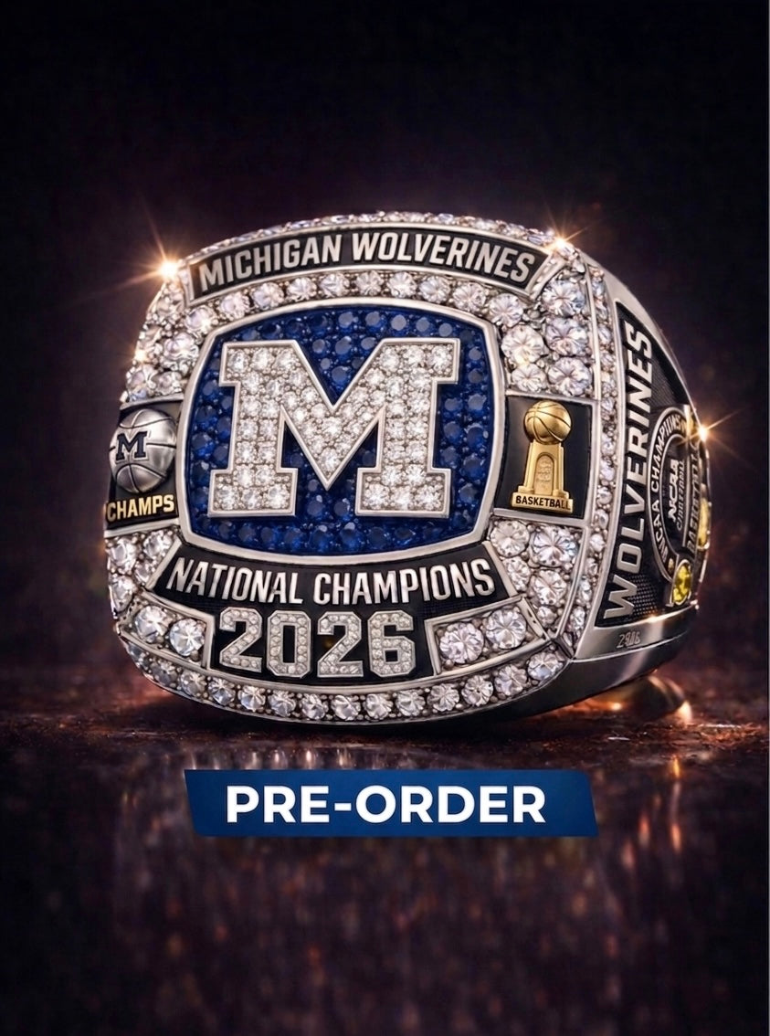 Pre-Order: 2026 Michigan Wolverines Basketball National Championship Ring - Standard Series