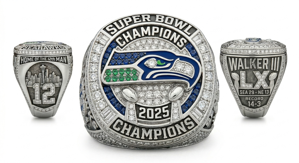 Pre-Order: 2025 Seattle Seahawks Super Bowl Championship Ring - Standard Series