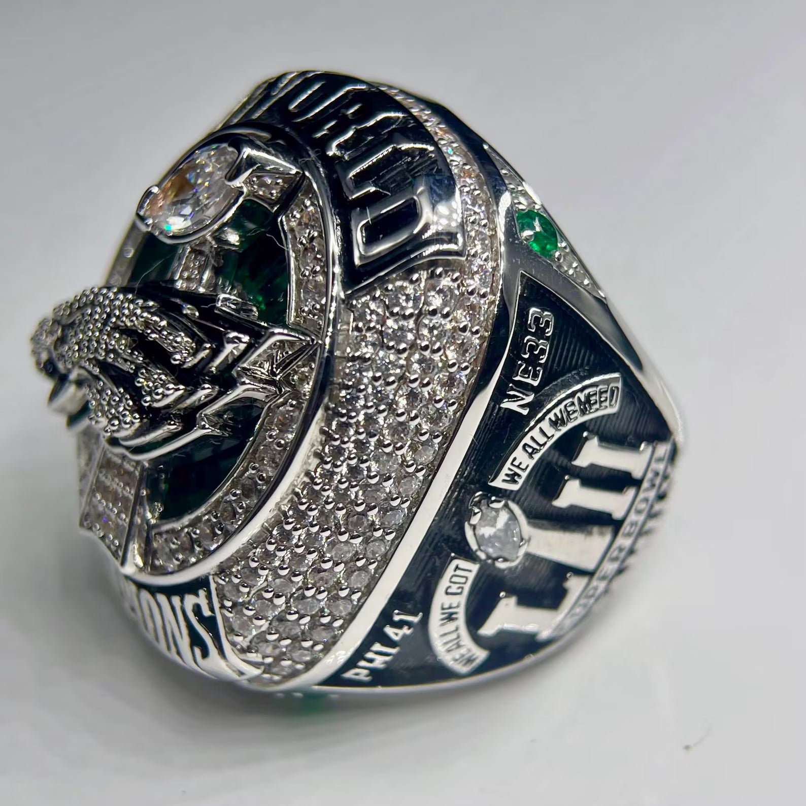 2017 Philadelphia Eagles Super Bowl Championship Ring - Premium Luxury Series Legend Sports Rings