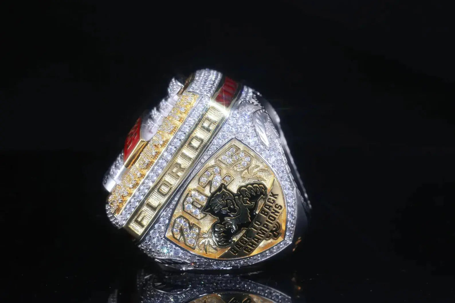 2025 Florida Panthers Stanley Cup Championship Ring - Premium Luxury Series - Legend Sports Rings