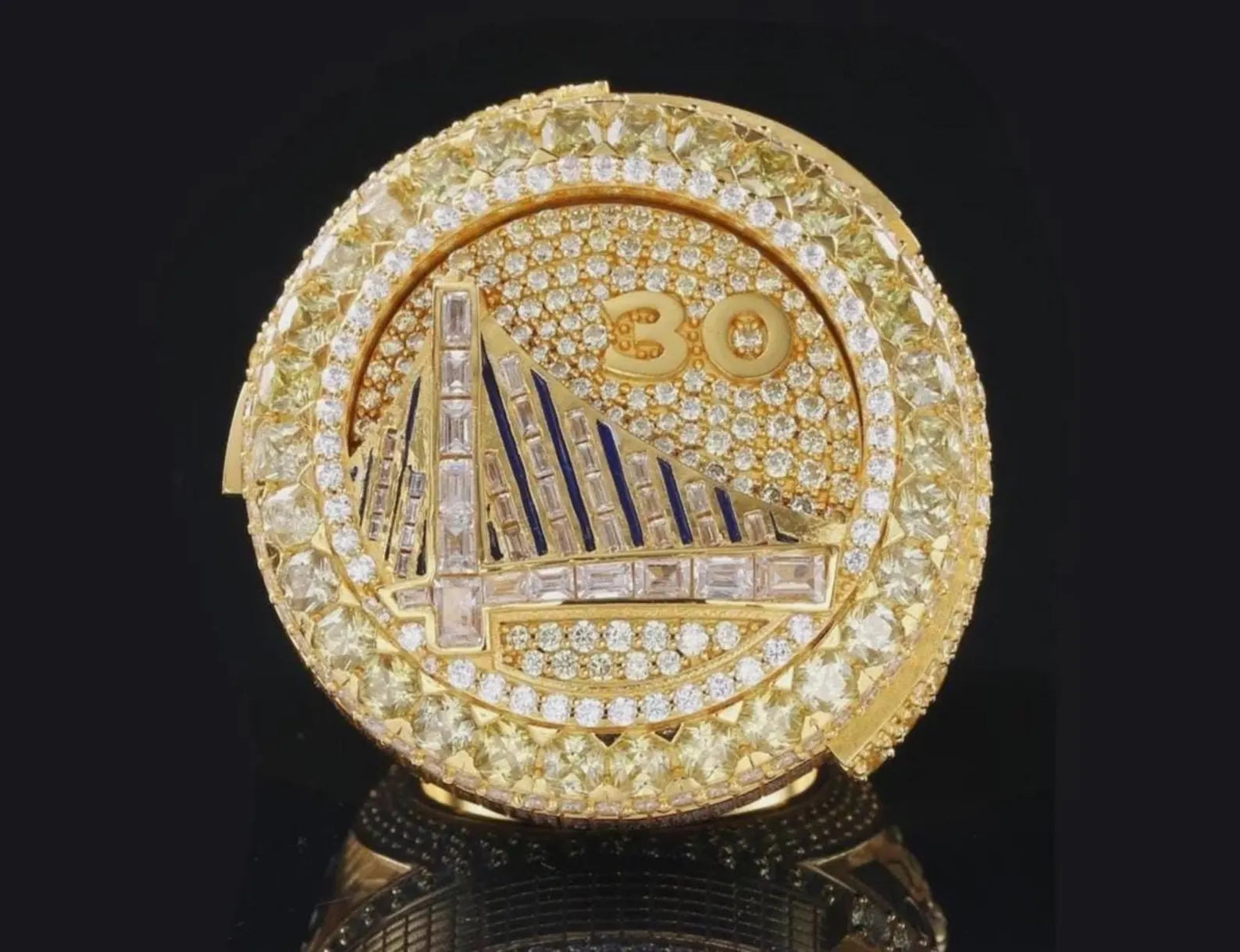 2022 Golden State Warriors NBA Championship Ring - Premium Legacy Series