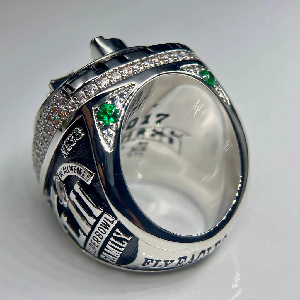 2017 Philadelphia Eagles Super Bowl Championship Ring - Premium Luxury Series Legend Sports Rings